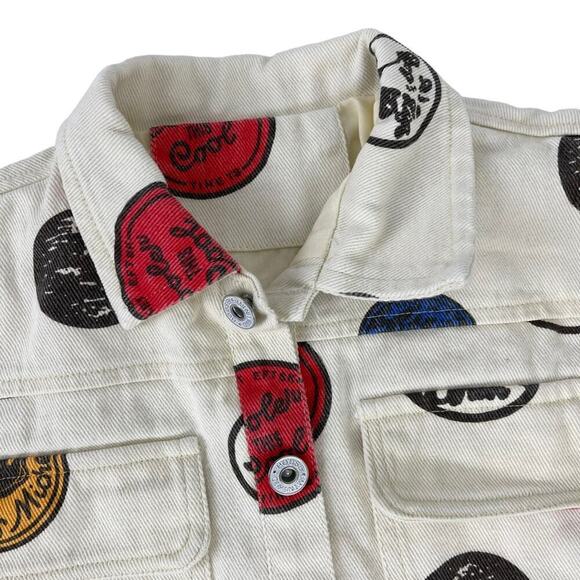 House Minikid Denim Mickey Printed Jacket Size 90 18M-24M - Picture 3 of 15